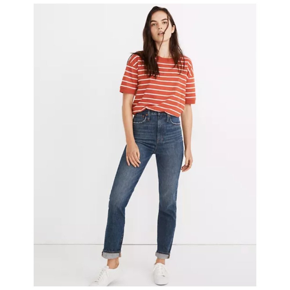 Madewell The Momjean in Draycott Wash Size 27